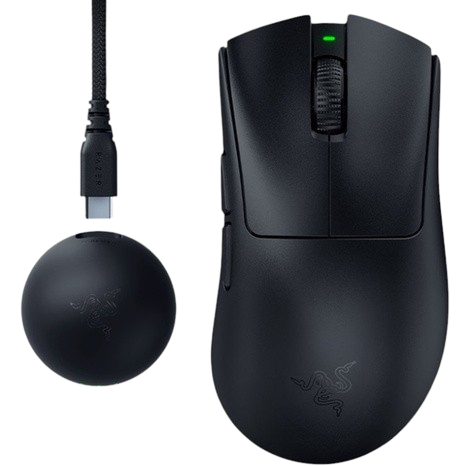 Razer DeathAdder V4 Pro Wireless + Razer HyperPolling Gen 2 8KHz